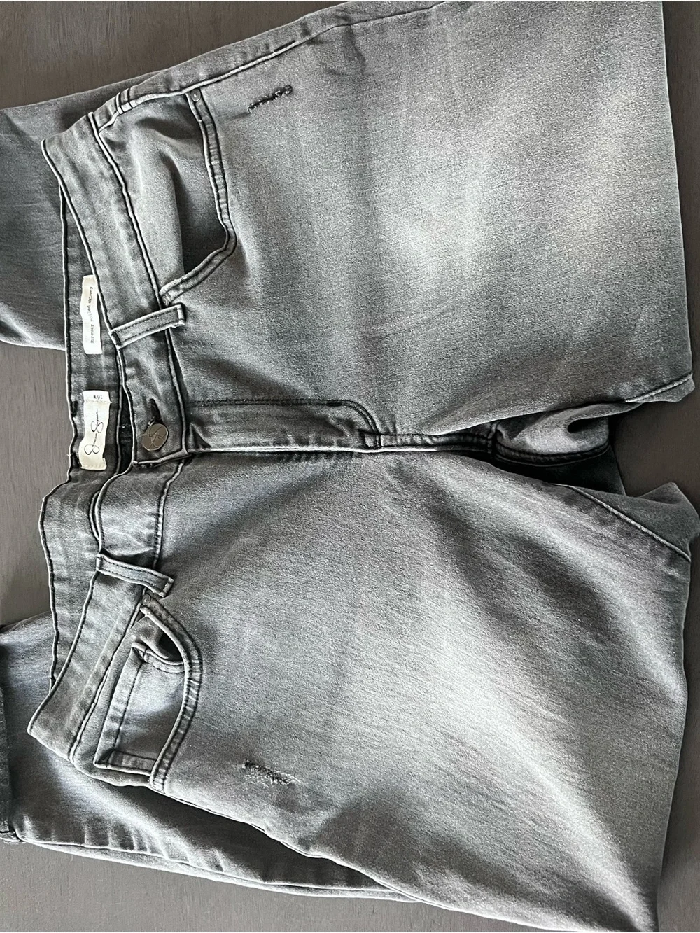 Jessica Simpson Grey Boyfriend Skinny Jeans - Picture 4 of 12